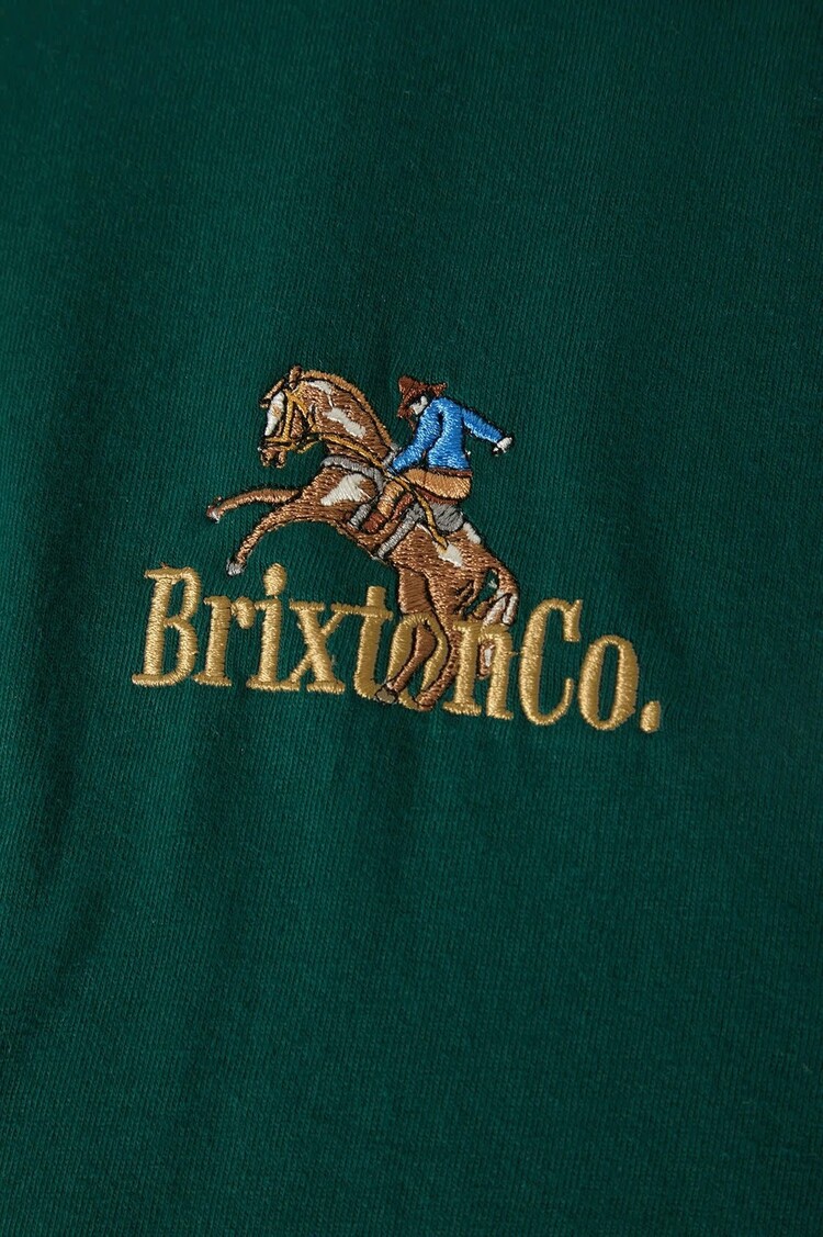 Brixton Brixton Inwood Short Sleeve Standard TShirt | Deep Emerald