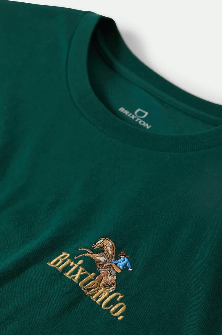 Brixton Brixton Inwood Short Sleeve Standard TShirt | Deep Emerald