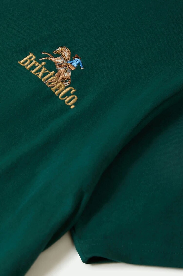 Brixton Brixton Inwood Short Sleeve Standard TShirt | Deep Emerald