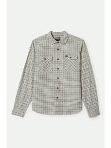 Brixton Brixton Bowery Lightweight Ultra Soft Long Sleeve Flannel | WhitecapBasalt