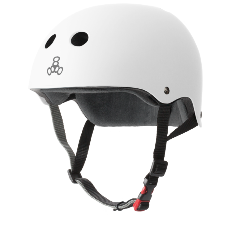 TRIPLE8 Certified Sweatsaver Helmet | White Matte