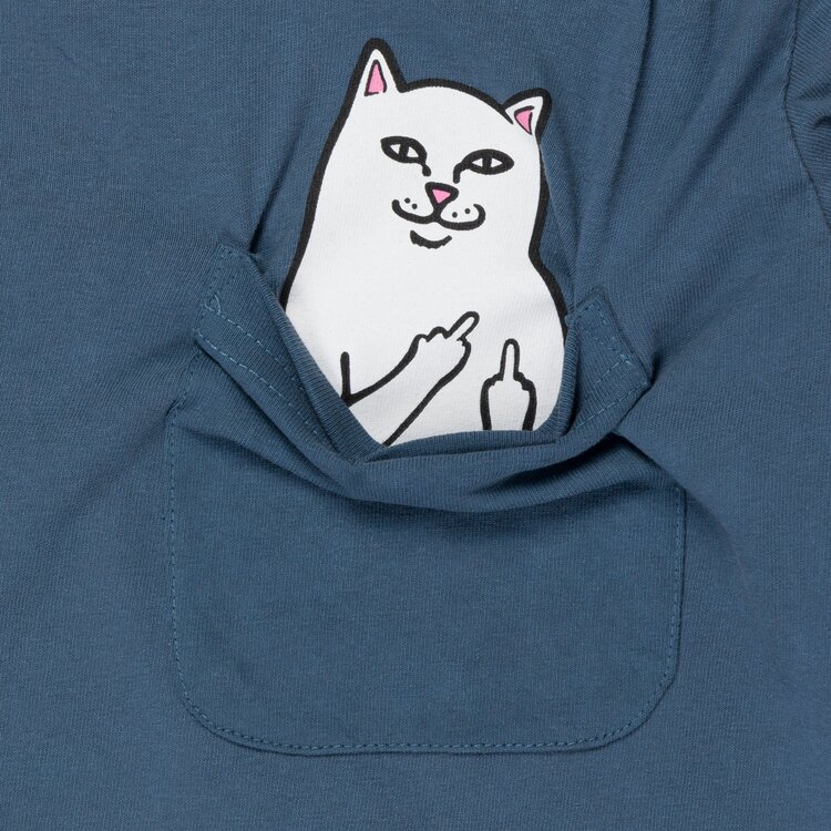Ripndip Ripndip Lord Nermal Pocket Tee | Slate Mineral Wash