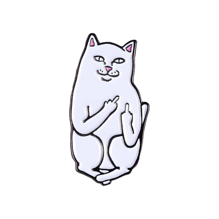 Ripndip Ripndip Pin Lord Nermal | White