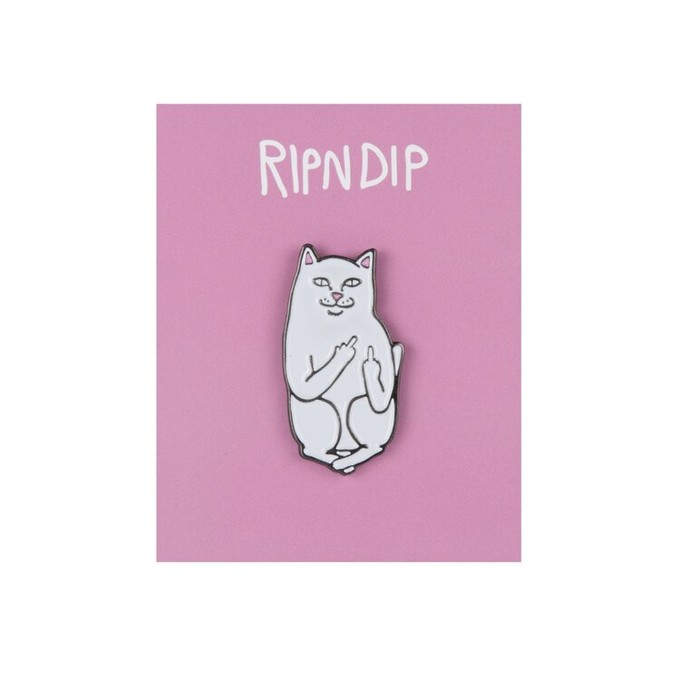Ripndip Ripndip Pin Lord Nermal | White