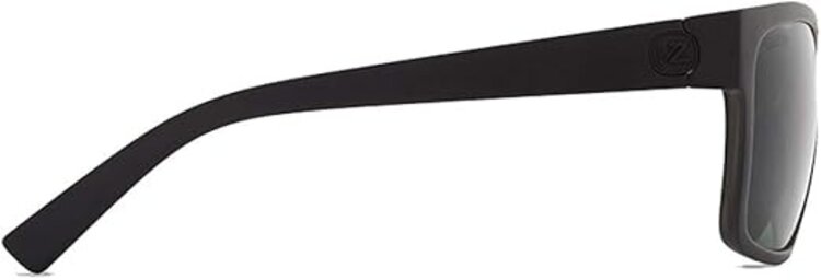 VonZipper VonZipper Dipstick Sunglasses | Black Soft SatinWild Vintage Grey Polarized