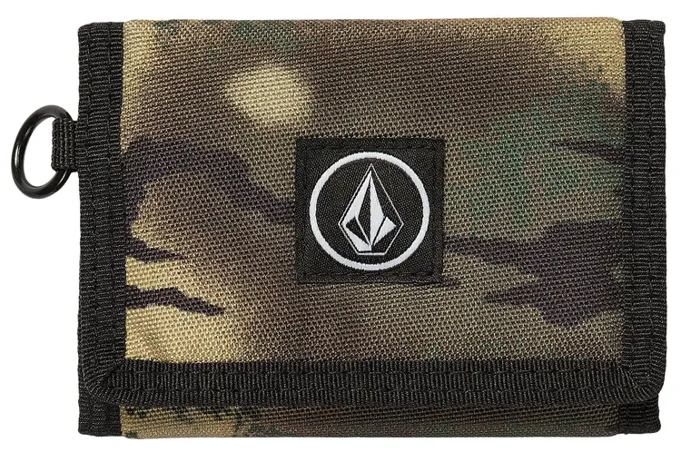 Volcom Box Stone Wallet | Dark Khaki