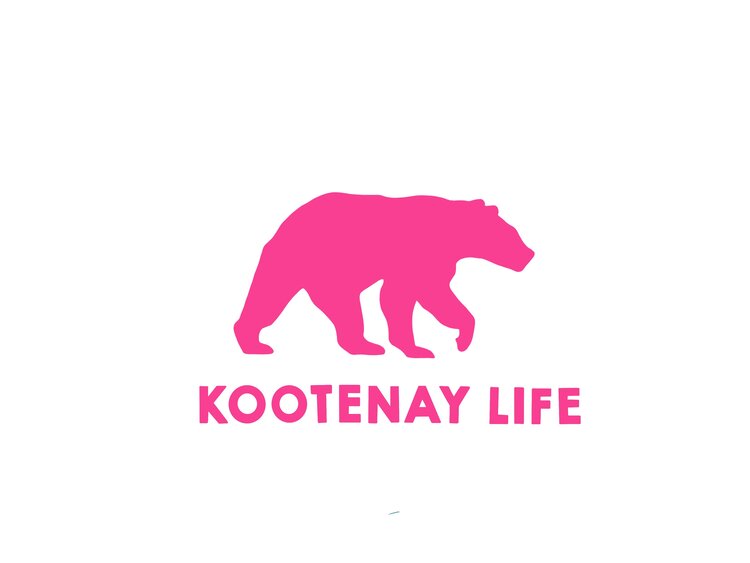 Kootenay Life Kootenay Life Bear Sticker 5.5" | Pink