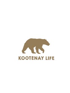 Kootenay Life Bear Sticker 5.5" | Tan