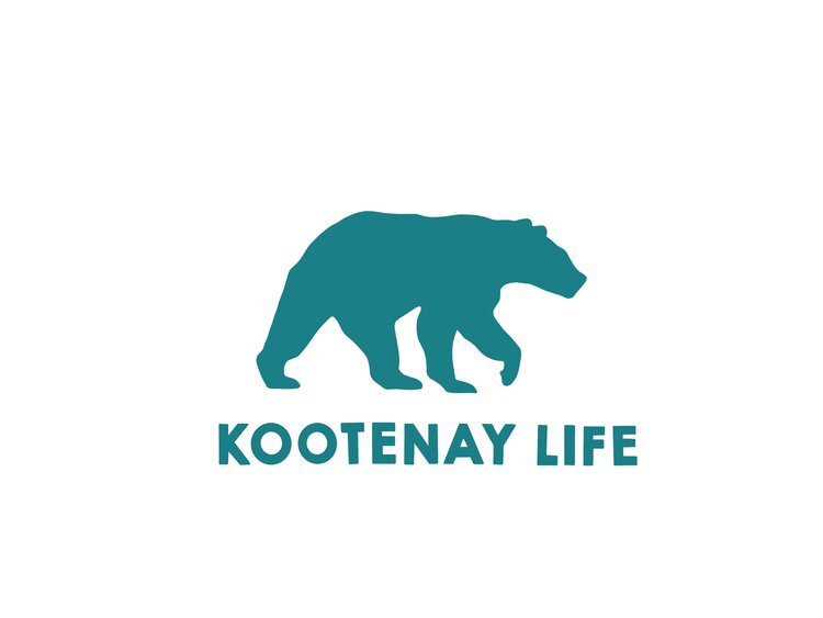 Kootenay Life Kootenay Life Bear Sticker 5.5" | Teal