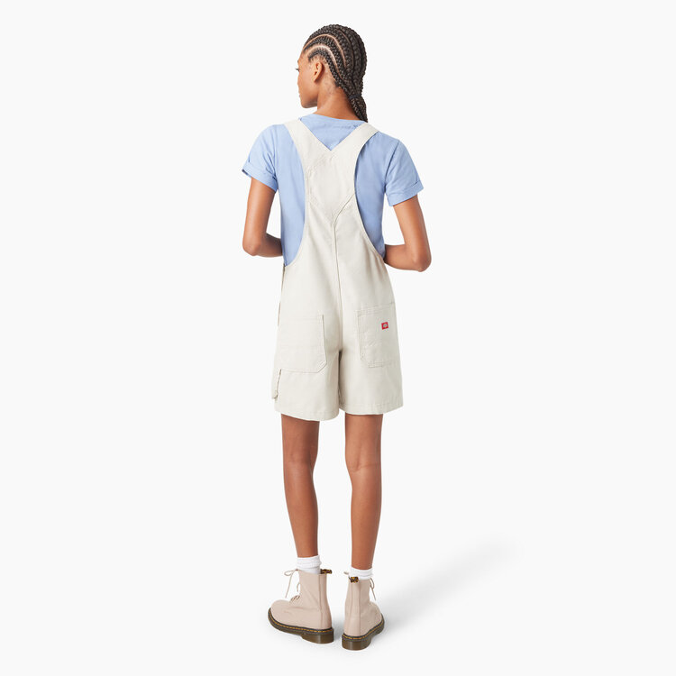 Dickies Women's 7" Bib Shortall | Stone