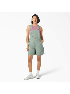 Dickies Dickies Womens 7" Bib Shortall | Iceberg Green