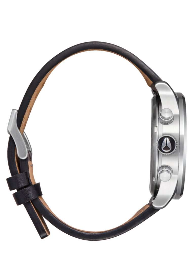 Nixon Sentry Chrono Leather Watch | ChromeCloud SunrayBlack