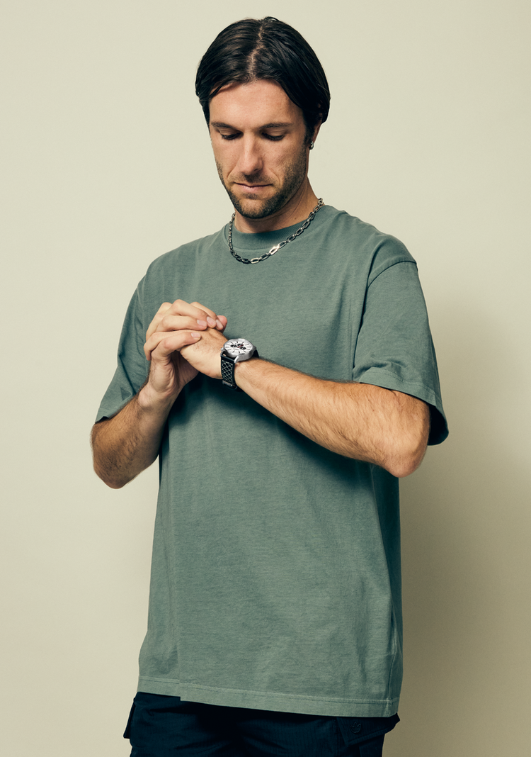 Nixon Sentry Chrono Leather Watch | ChromeCloud SunrayBlack