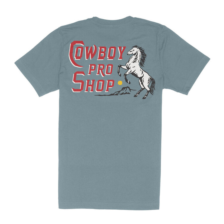 Sendero Provisions Co. Cowboy Pro Shop T-Shirt | Army Green