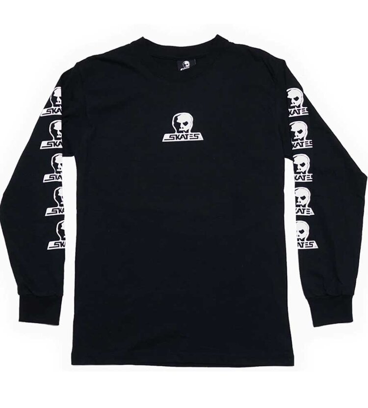 Skull Skates Longsleeve Tee | Black