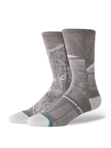 Stance Stance x StarWars Death Star Crew Socks | Grey