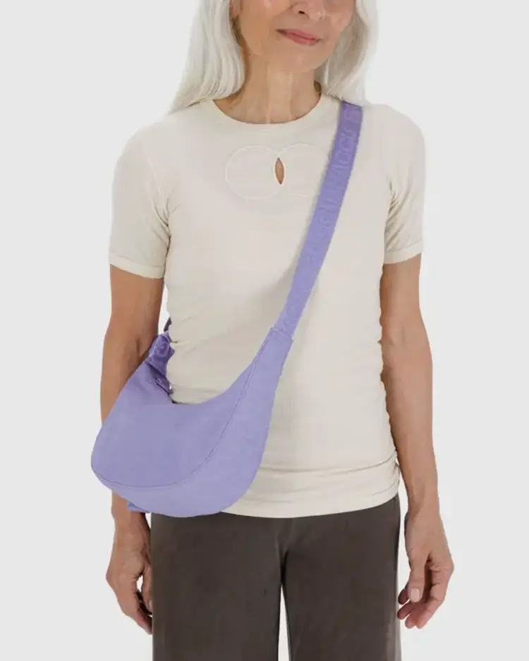 Baggu Small Nylon Crescent Bag | Wisteria