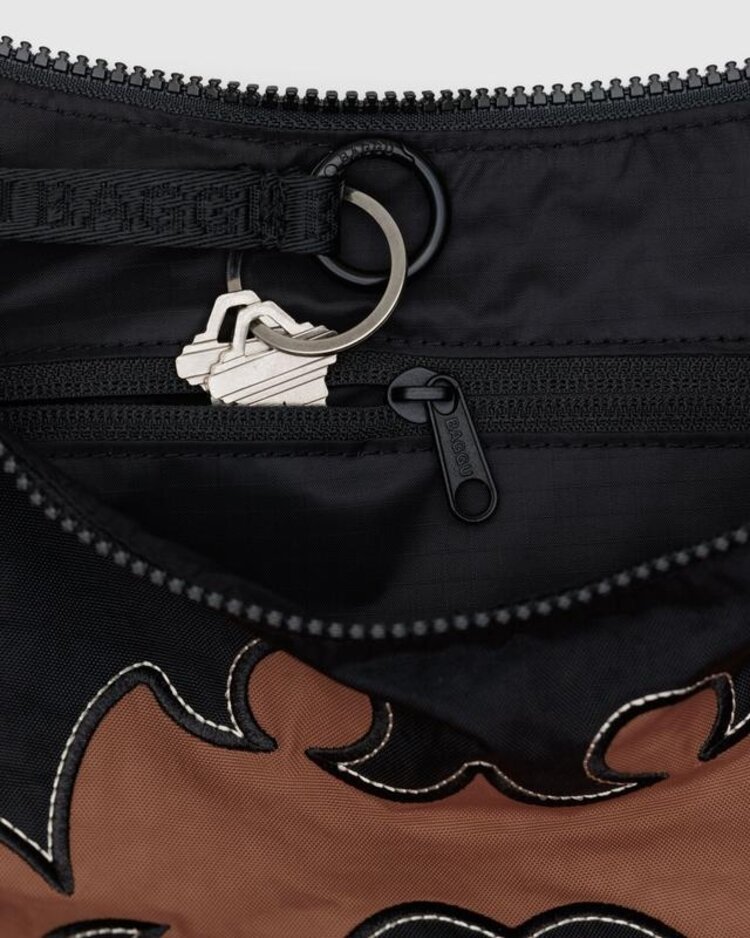 Baggu Baggu Medium Nylon Crescent Bag | Western Appliqué