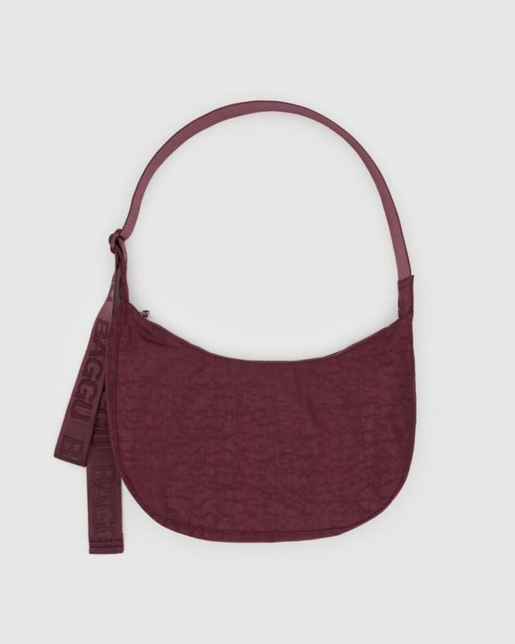 Baggu Baggu Medium Nylon Crescent Bag | Mahogany