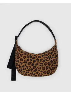 Baggu Baggu Medium Nylon Crescent Bag | Leopard