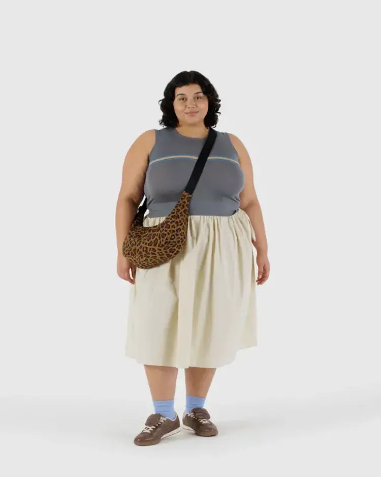 Baggu Medium Nylon Crescent Bag | Leopard