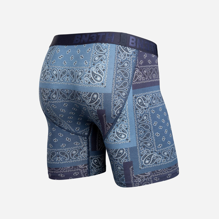 BN3TH Classic Icon Boxer Brief| Cowboy Bandana- Navy
