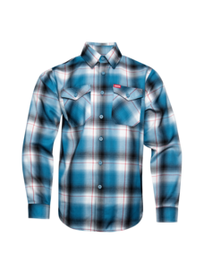 Dixxon Dixxon Rosecrans Flannel | Light Blue/Black