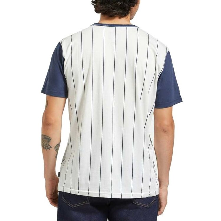 Brixton Brixton 20th Anniversary Detroit Pocket Tee | Off White/Washed Navy