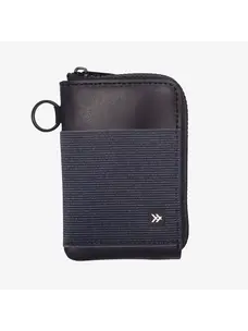 Thread Zipper Wallet | Black