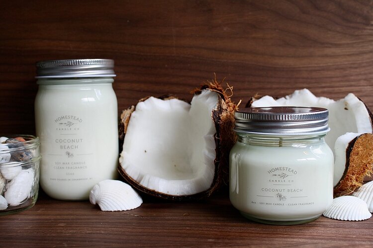 Homestead Candle Co. HOMESTEAD CANDLE CO. COCONUT BEACH