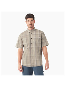 Dickies Dickies Mens S/S Yarn Dyed Flex Plaid Shirt Relaxed | Paloma