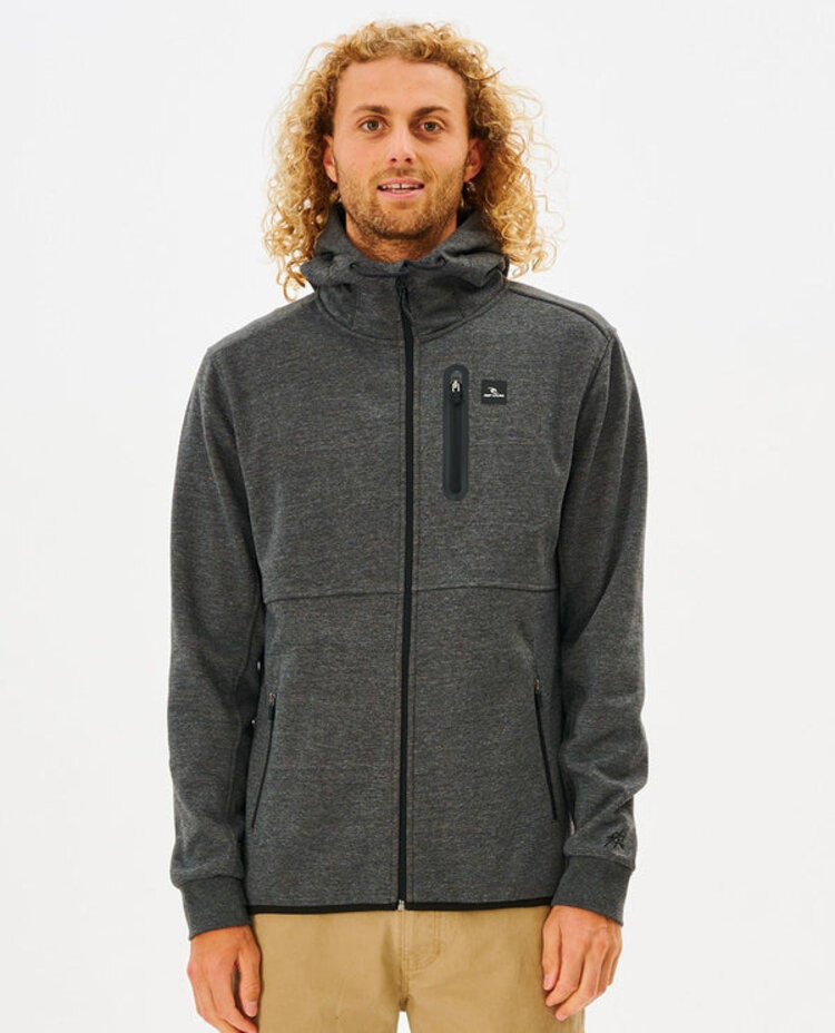 Rip Curl Anti Series Departed Zip Thr | Charcoal Marle
