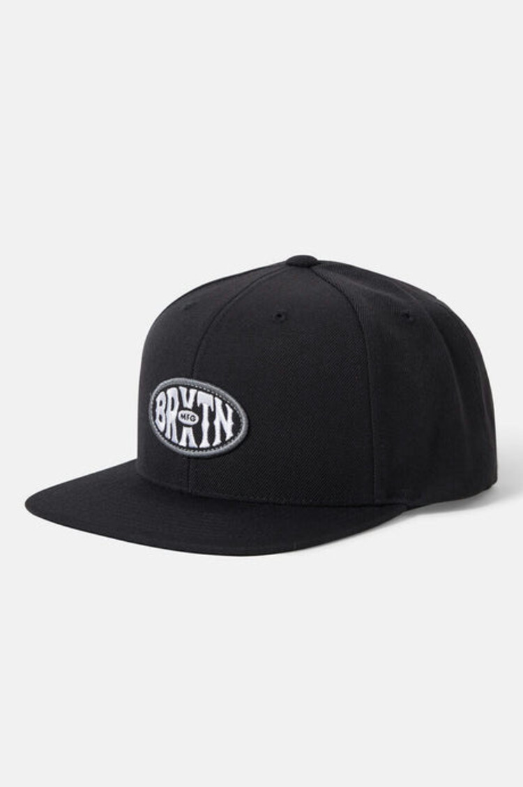 Brixton Brixton Largo Mid Profile Snapback | Black