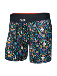 Saxx Saxx Vibe Xtra Soft Comfort Boxer Brief Fly | Skull Garden-Multi