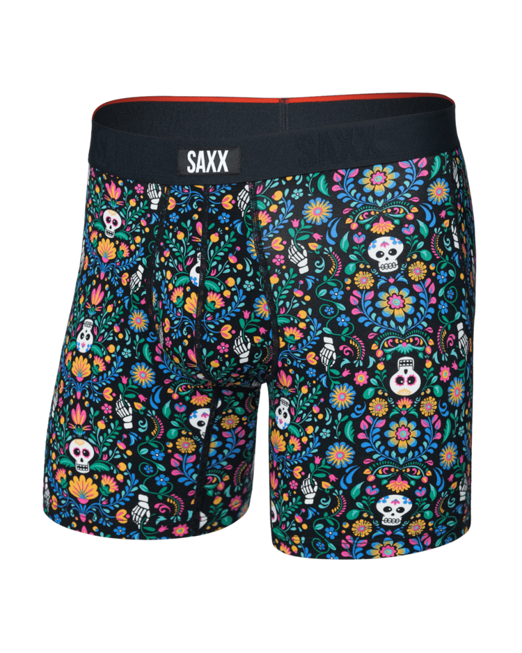 Saxx Saxx Vibe Xtra Soft Comfort Boxer Brief Fly | Skull Garden-Multi