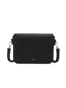 バッグ french mixed material shoulder bag black STEVEMADDEN_HANDBAGS_BAXIS_BLA