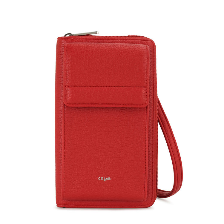 Co-Lab Miri Wallet/Crossbody | Cherry Red