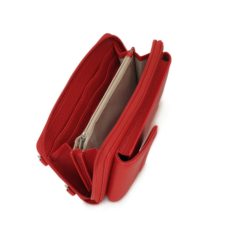 Co-Lab Miri Wallet/Crossbody | Cherry Red