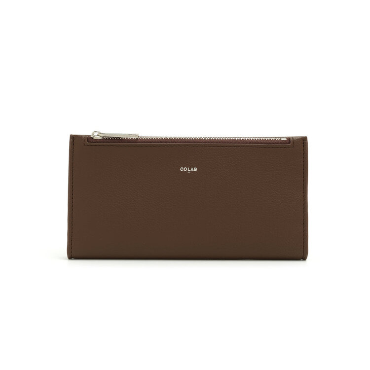 Co-Lab Jaime Sleek Wallet | Chocolate