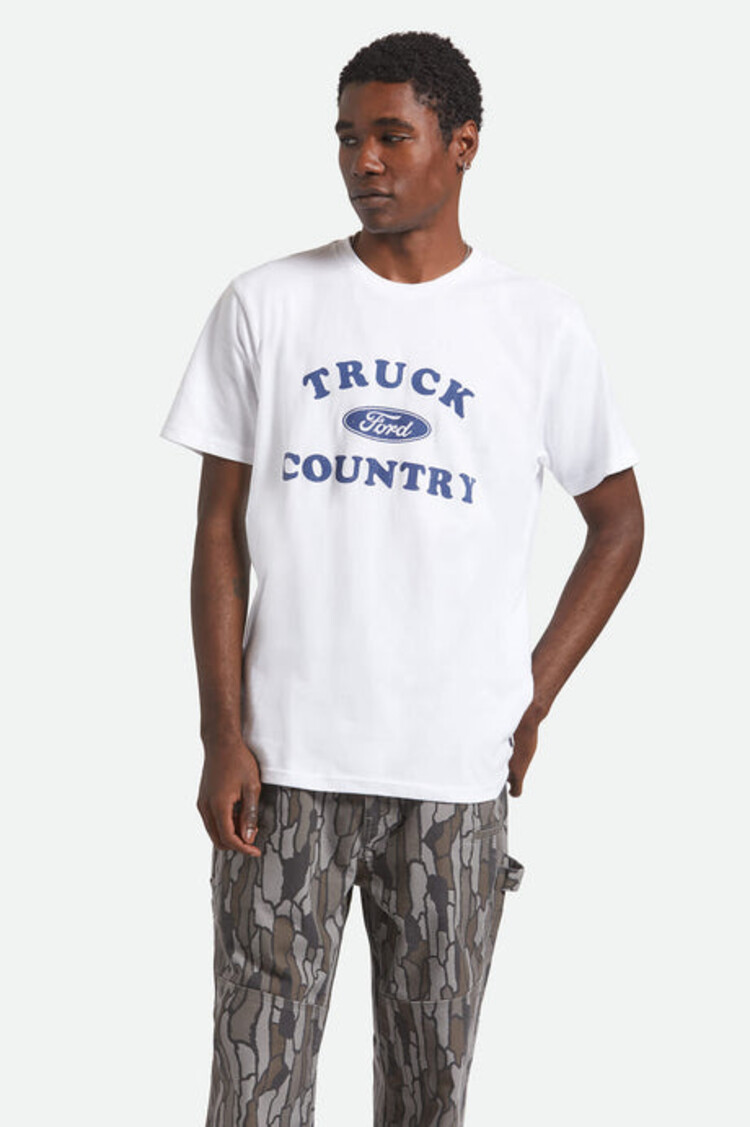 Brixton Brixton Ford Truck Country S/S | Wimbleton White