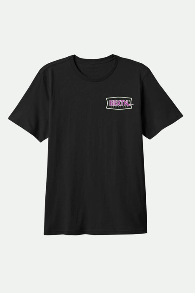 Brixton Lightning S/S T-Shirt | Black