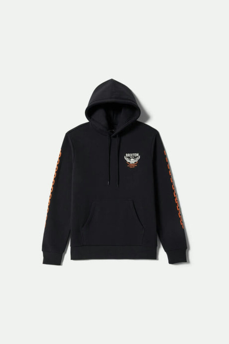 Brixton Waller Hoodie | Black