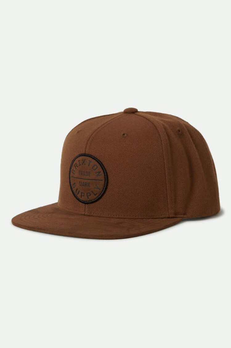 Brixton Brixton Oath III Snapback | Coffee/Coffee