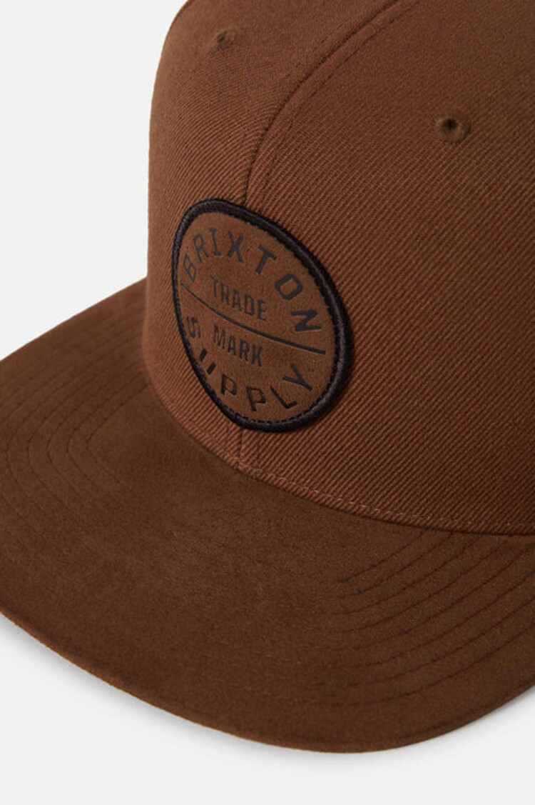 Brixton Brixton Oath III Snapback | Coffee/Coffee