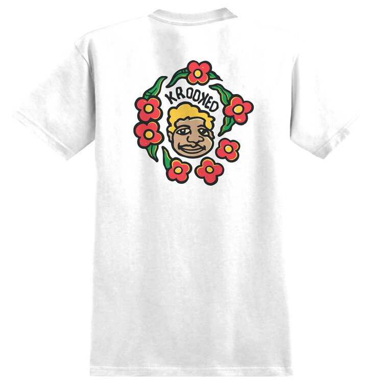 Krooked MG SS Tee | White
