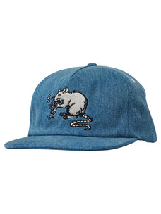 Real Real Street Cleaner Snapback | Bleached Denim