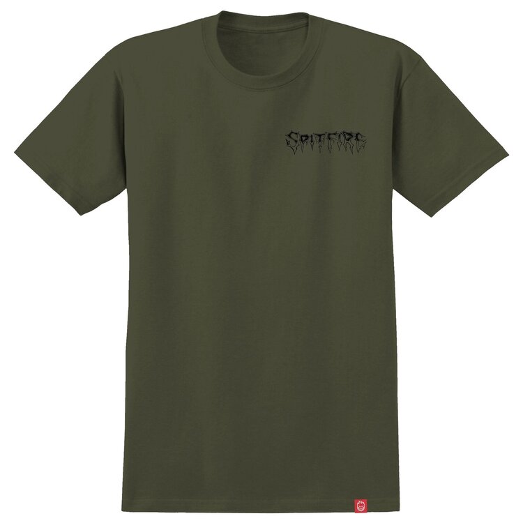Spitfire Spitfire Batwing Classic S/S Tee | Military Green/Black