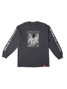 Spitfire Inferno Long Sleeve Tee | Charcoal/Black/White