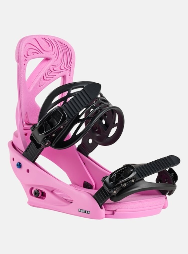 Burton Women's Scribe Re:Flex Snowboard Bindings | Fuchsia Pink