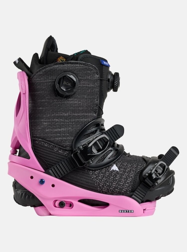 Burton Women's Scribe Re:Flex Snowboard Bindings | Fuchsia Pink